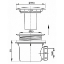 Сифон для поддона AlcaPlast A49CR