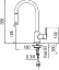 Смеситель Nobili ABC AB87137/1CR для кухонной мойки