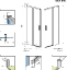 Душевая дверь в нишу Radaway Idea DWJ 100, лев. 387014-01-01L