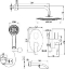 Смеситель LeMark ATLANTISS LM3222C для ванны и душа встраиваемый с 5-функциональной лейкой