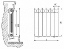 Радиатор водяной алюминиевый Rifar Alum 500 10 секций